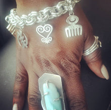 Load image into Gallery viewer, Mmienu Adinkra Charm Bracelet Set