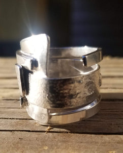 Textured love Ring 2